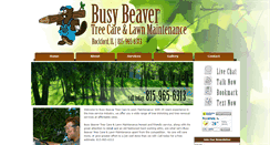 Desktop Screenshot of busybeavertreecare.com