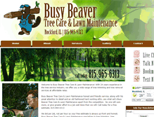 Tablet Screenshot of busybeavertreecare.com